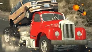 BeamNG.Drive Mod : Mack B61 Truck (Crash test)