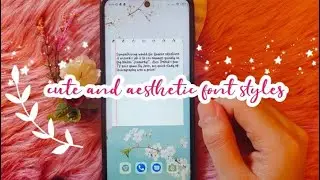 redmi note 9 pro ♡ cute and aesthetic font styles for your  mobile phones 2021 ✰⋆