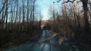 На уазиках на обзорную площадку над Гуамским ущельем.