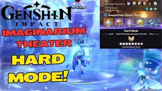Genshin Impact Imaginarium Theater 2 - HARD MODE 8 STARS Act 8 Full Run - Cryo / Hydro / Anemo