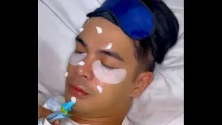 Pampering my Boyfriend | skincare with my BF #pampertime #bf #TiNie #skincarewityboyfriend #love