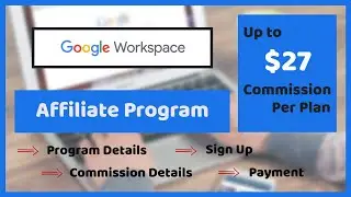 Google Workspace Affiliate Program [2026] | Earn Money from workspace.google.com