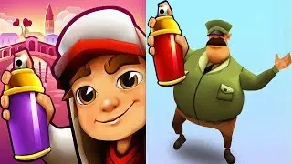 Subway Surfers FRESH vs POLICEMAN Run Gameplay HD