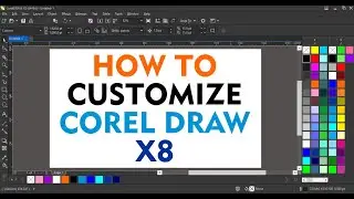 How To Customize Corel DRAW X8 & How To Edit Shortcut Keys In Corel DRAW X8