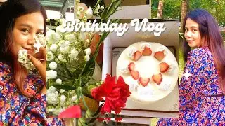 Birthday Vlog 2022 Aesthetic 🎂 cake 🌼 Flower 🎀 Farmyard