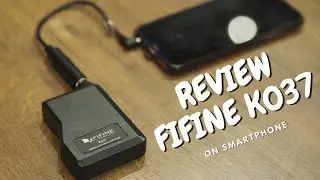 REVIEW Microphone Wireless FIFINE K037 Menggunakan Smartphone Android