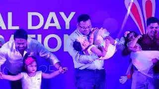 Father Daughter Act by Nursery Girls with their Fathers