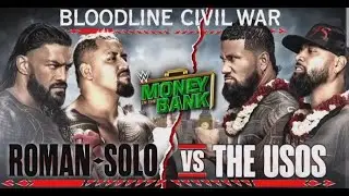 WWE2K23 - Roman solo challenge The usos brother | full match
