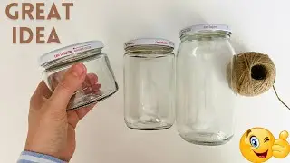 Cam Kavanoz ile 3 Dekoratif Geri Dönüşüm Fikri. Muhteşem Oldular😍
