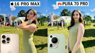 iPhone 16 Pro Max Vs Huawei Pura 70 Pro Camera Test Comparison | iPhone 16 Pro Max