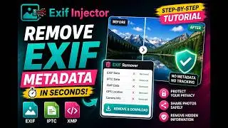 How to Remove EXIF Metadata from Photos in Seconds | Free EXIF Remover