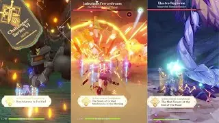 Sumeru Boss Achievements | Drake, Terrorshroom, Regisvine | Challenger: Series VI | Genshin Impact