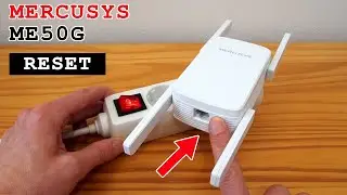 TP-Link Mercusys ME50G Wi-Fi extender • Factory reset