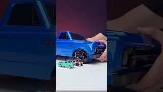 Chevrolet C10 Drag Slash by Traxxas. Drag racing despite the hot weather. #remotecontrol #rccar