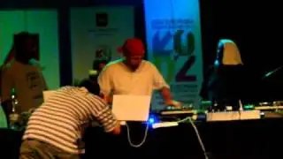 Beat Juggling by Boogie Blind/Lord Finesse/Dimond D/Dj Cube on O.C.F. Łódź 28.08.10