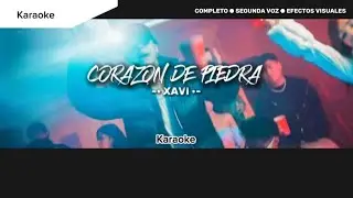 Corazón de Piedra - Xavi (KARAOKE) ESTRENO 2024 🎸❤️‍🔥