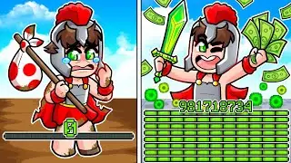 Minecraft BUT my Experience is MY MONEY 🍀🤑