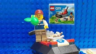 Лего анимация по пакетику Lego City 30570 #lego #лего #ютуб #ютубнежрикачество #youtube #леготоп