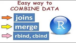 How to merge Data in R | cbind, rbind, merge, join in R
