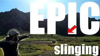 Slinger Against an Archery Target 100m