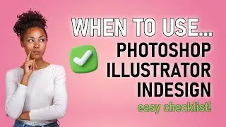 When to Use Photoshop vs Illustrator vs InDesign
