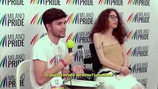 Milano Pride Press Room - Martina Donna e Simone Alliva