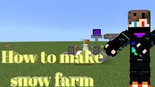 Minecraft 1.19 how to make a simple snow farm