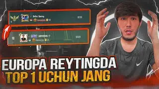 O'ZB BO'YICHA TOP-1 O'RINDAMIZ EUROPA SERVERDA ESA TOP-18DAMIZ TOP-1 UCHUN KURASH➤ 🇺🇿🔥 - PUBG MOBILE