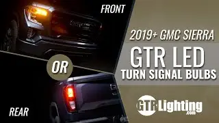 Resistor Free Turn Signal Upgrade for the 2019 + GMC Sierra by GTR Lighting