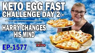 KETO EGG FAST CHALLENGE DAY 2   HARRY CHANGES HIS MIND #eggfast #keto #weightloss