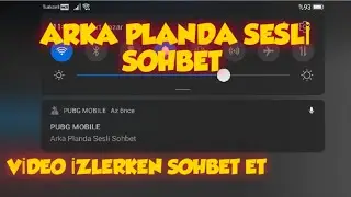 Arka Plada Arkadaşlarınla Sohbet Etme !! Pubg Mobile