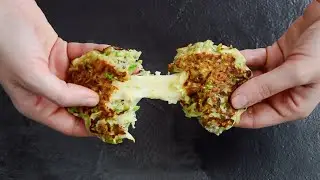 Zucchini Fritters with a SECRET!