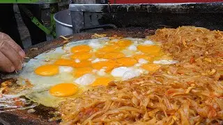 오믈렛 계란 팟타이 달인 / Omelet Egg Pad Thai Master - thai street food