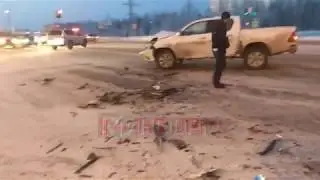 Авария на Аэрофлотской в Сургуте.