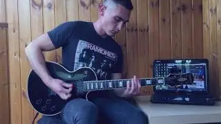 Night Demon - Life on the Run (Guitar Cover w/solo)