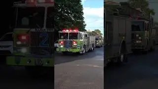 Hazle Township & Coaldale at McAdoo’s 2024 Block Party Parade #firetrucks #shorts #firefighter