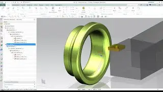 2nd Setup Turning Part in NX CAM