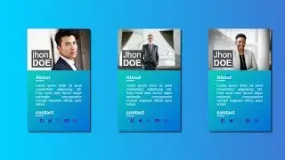 Portfoilo About Team Using HTML and CSS work only