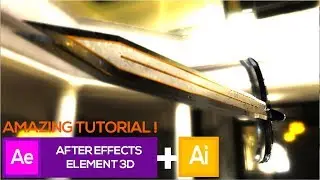After Effects Element 3D - Sword Modelling tutorial 2018