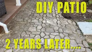 Quikcrete Walk Maker Patio - 2 Year Update