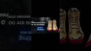 Get your Bubba Army - Air Bubba®️, Trump-inspired Gold Patriotic shoes!