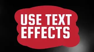 How to Use Text Effects in Canva