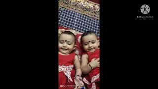 6 month old cutest twin's baby girl pose photos/shorts video