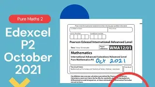 Edexcel IAL P2 October 2021 Exam Paper