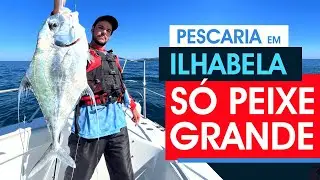 SÓ TINHA PEIXE GRANDE NESSE LUGAR!
