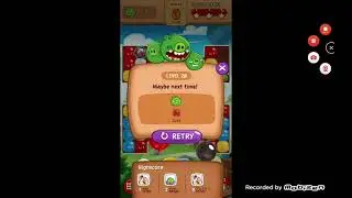 angry birds pop level failled