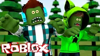 Roblox - VIREI UM ZUMBI !! (Roblox Zombie Rush)