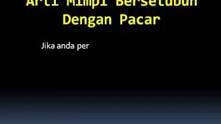 ARTI MIMPI BERSETUBUH