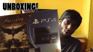 PS4 Unboxing (Batman Arkham Knight Bundle) EXCLUSIVE DLC!