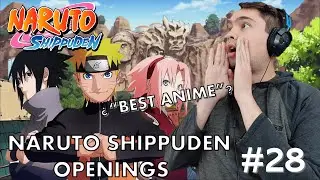 Non anime fan reacts to NARUTO SHIPPUDEN Openings for the first time